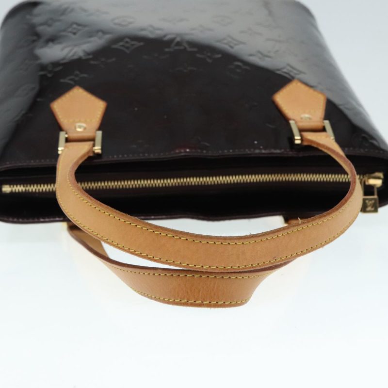 Louis Vuitton Monogram Vernis Houston Hand Bag Amarante M91999  tb1214 - Image 7