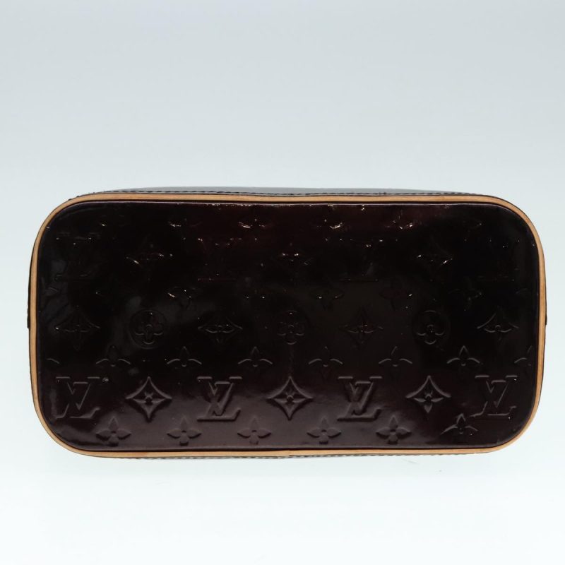 Louis Vuitton Monogram Vernis Houston Hand Bag Amarante M91999  tb1214 - Image 5
