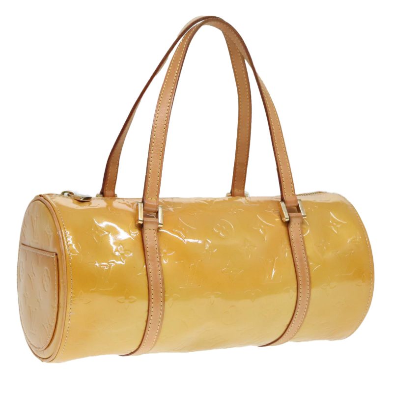 Louis Vuitton Monogram Vernis Bedford Hand Bag Beige M91006  tb1217