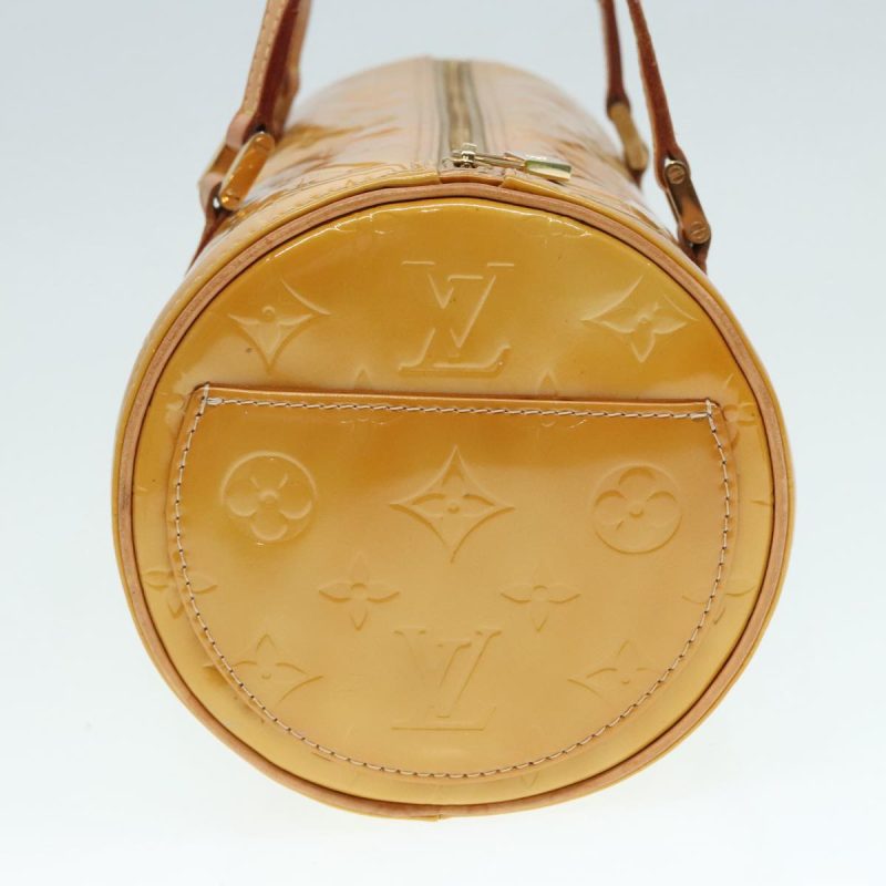 Louis Vuitton Monogram Vernis Bedford Hand Bag Beige M91006  tb1217 - Image 4