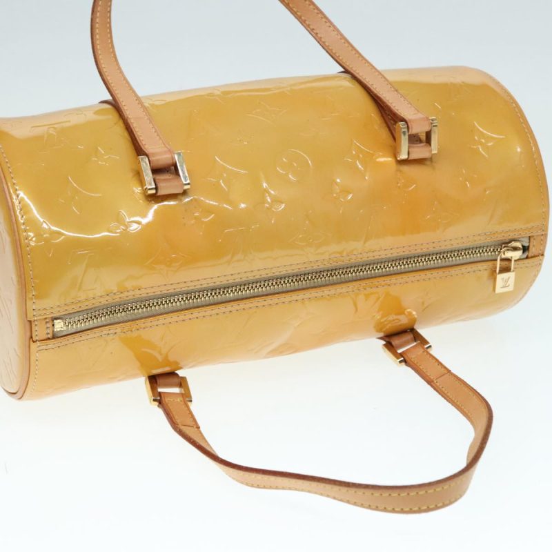 Louis Vuitton Monogram Vernis Bedford Hand Bag Beige M91006  tb1217 - Image 6