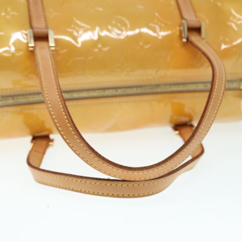 Louis Vuitton Monogram Vernis Bedford Hand Bag Beige M91006  tb1217 - Image 7