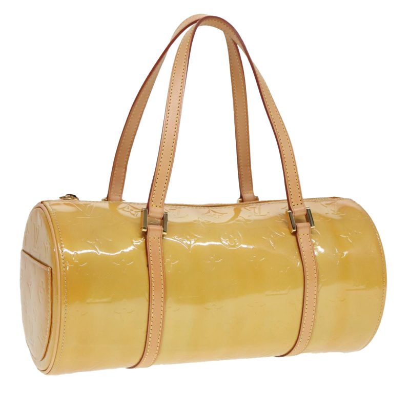 Louis Vuitton Monogram Vernis Bedford Hand Bag Beige M91006  tb1219
