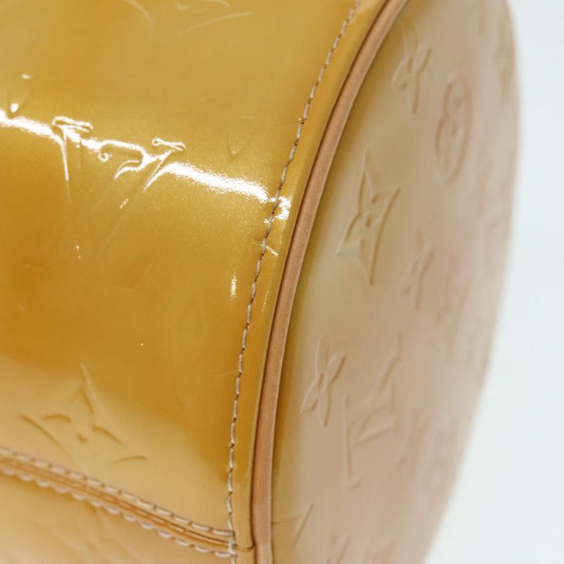 Louis Vuitton Monogram Vernis Bedford Hand Bag Beige M91006  tb1219 - Image 9