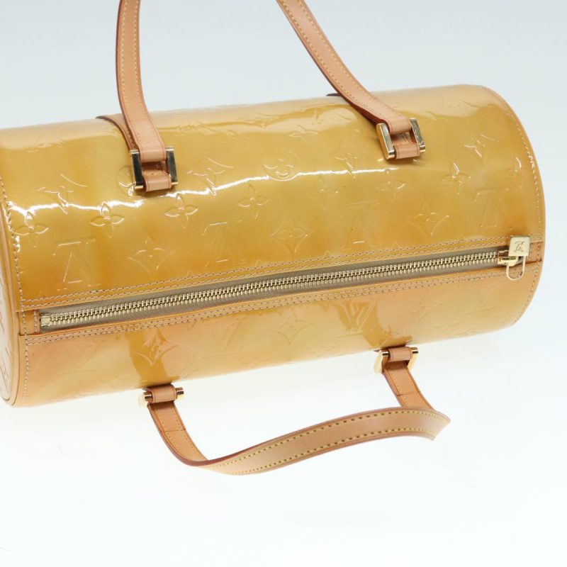 Louis Vuitton Monogram Vernis Bedford Hand Bag Beige M91006  tb1219 - Image 6