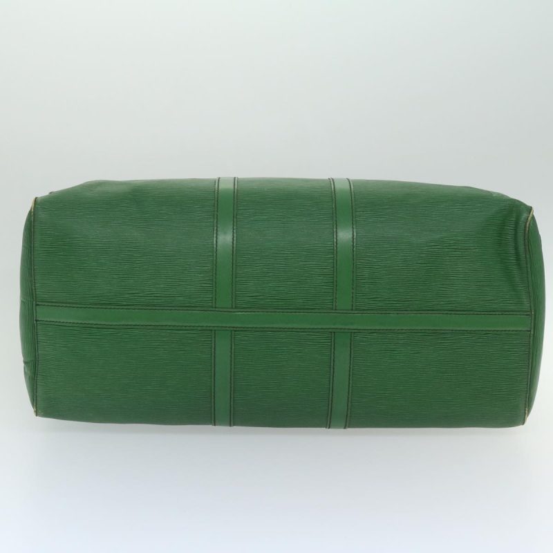 Louis Vuitton Epi Keepall 55 Boston Bag Green M42954  tb926 - Image 5