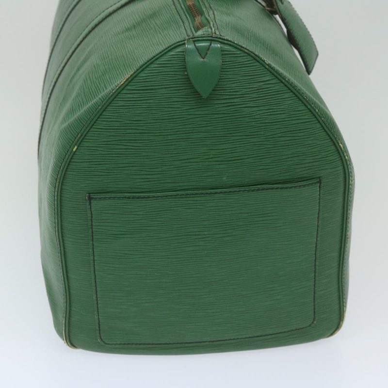 Louis Vuitton Epi Keepall 55 Boston Bag Green M42954  tb926 - Image 4