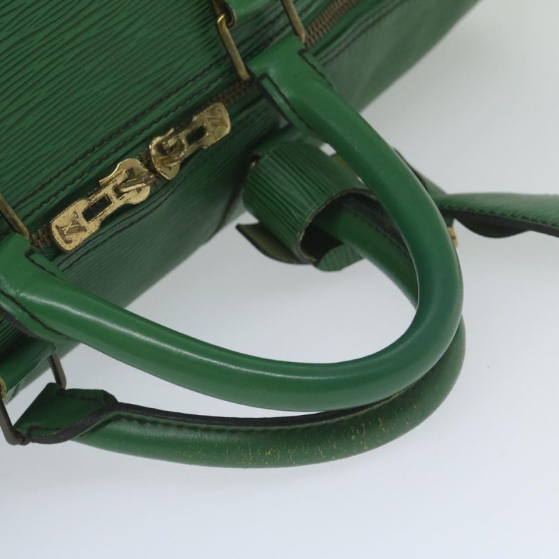 Louis Vuitton Epi Keepall 55 Boston Bag Green M42954  tb926 - Image 8