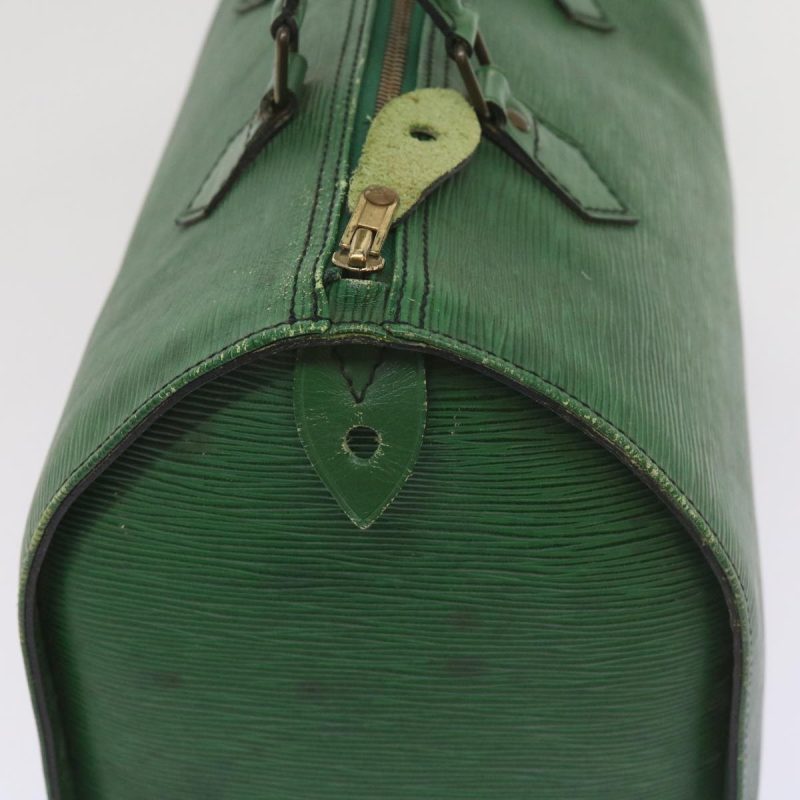 Louis Vuitton Epi Speedy 30 Hand Bag Vintage Borneo Green M43004  tb927 - Image 4