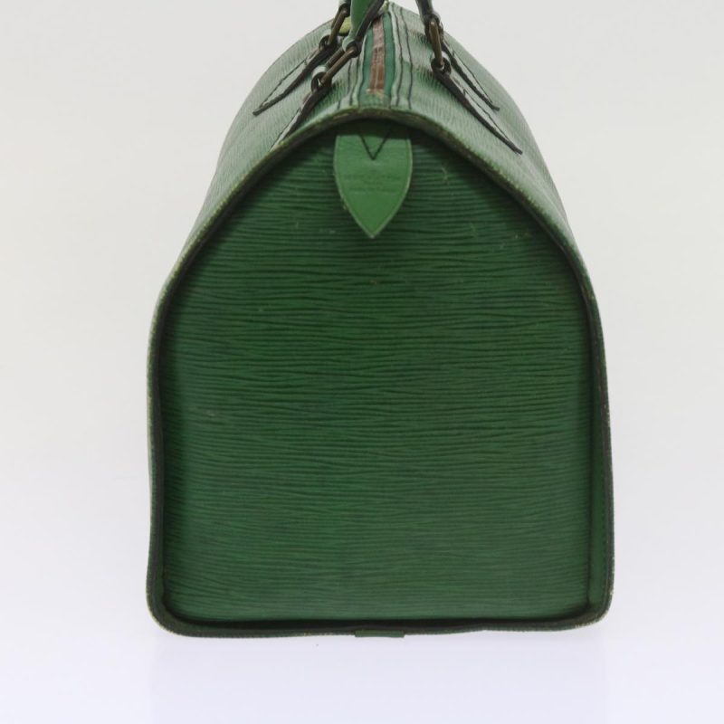 Louis Vuitton Epi Speedy 30 Hand Bag Vintage Borneo Green M43004  tb927 - Image 5