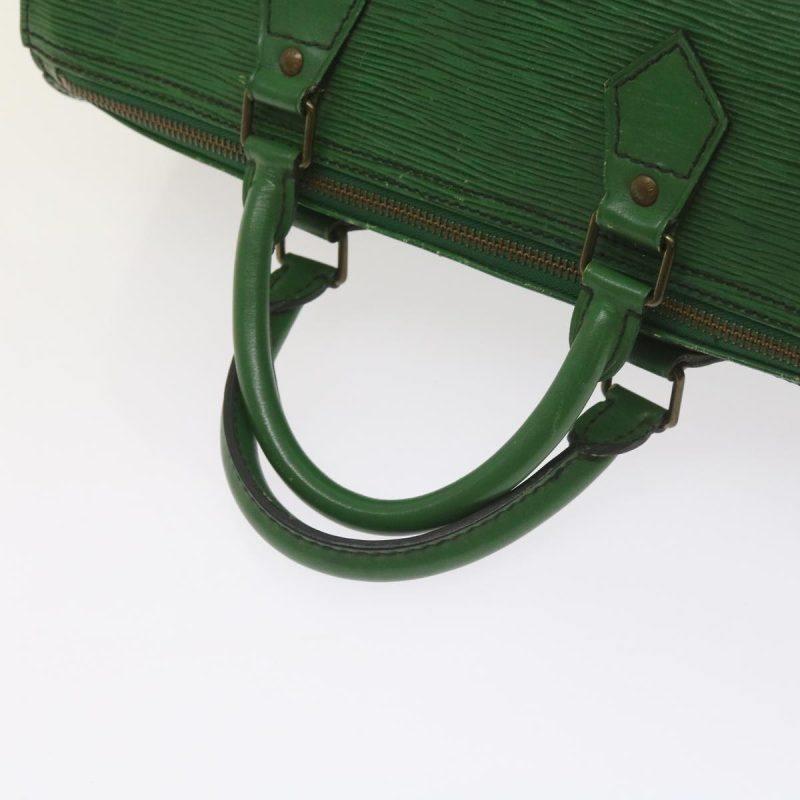 Louis Vuitton Epi Speedy 30 Hand Bag Vintage Borneo Green M43004  tb927 - Image 8
