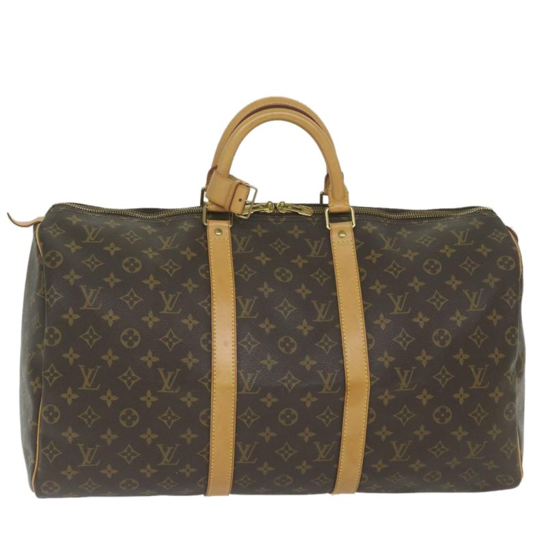 Louis Vuitton Monogram Keepall 50 Boston Bag M41426  tb928