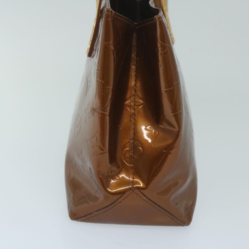 Louis Vuitton Monogram Vernis Reade PM Hand Bag Bronze M91146  tb939 - Image 4