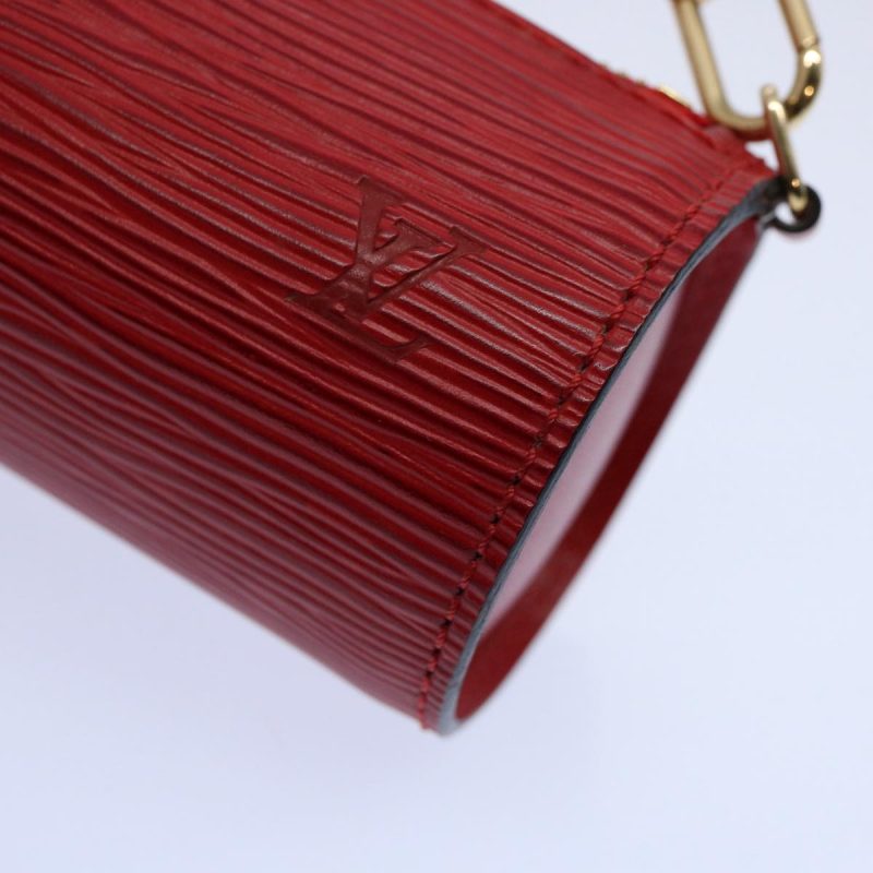 Louis Vuitton Epi Soufflot Pouch Accessory Pouch Red  tb942 - Image 8