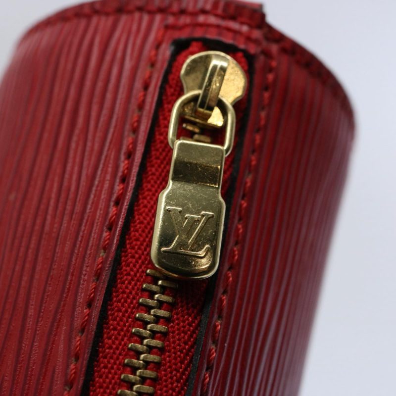 Louis Vuitton Epi Soufflot Pouch Accessory Pouch Red  tb942 - Image 9