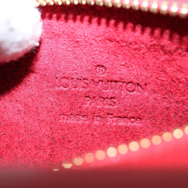 Louis Vuitton Epi Soufflot Pouch Accessory Pouch Red  tb942 - Image 10