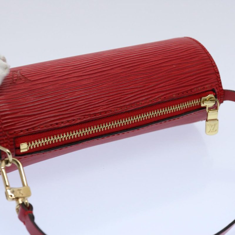Louis Vuitton Epi Soufflot Pouch Accessory Pouch Red  tb942 - Image 6