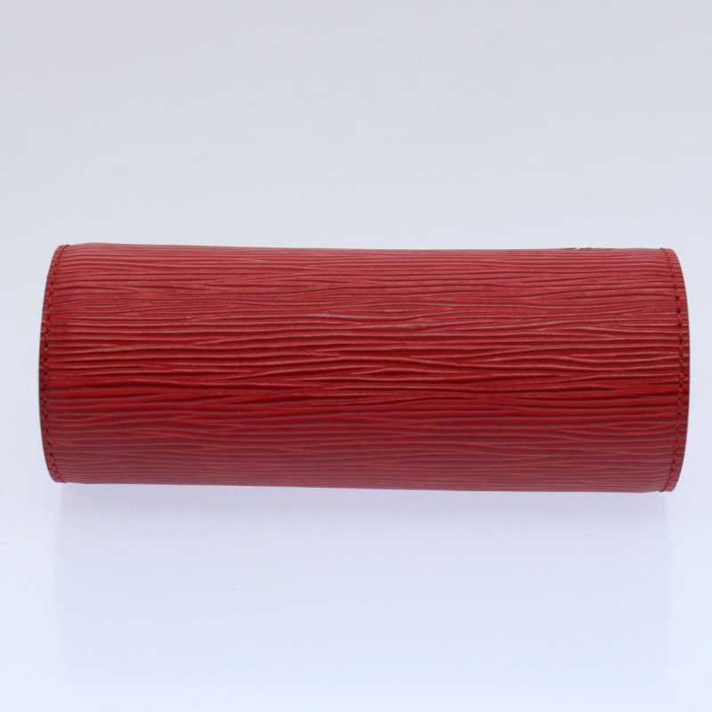 Louis Vuitton Epi Soufflot Pouch Accessory Pouch Red  tb942 - Image 5