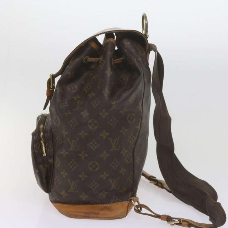 Louis Vuitton Monogram Montsouris GM Backpack M51135  tb945 - Image 3