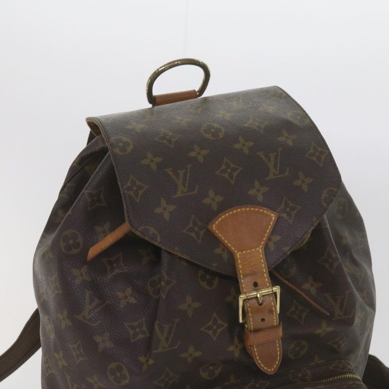 Louis Vuitton Monogram Montsouris GM Backpack M51135  tb945 - Image 6