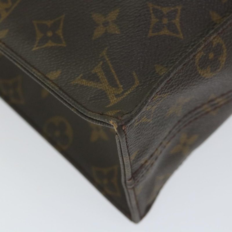 Louis Vuitton Monogram Sac Plat Hand Bag M51140  th4126 - Image 8