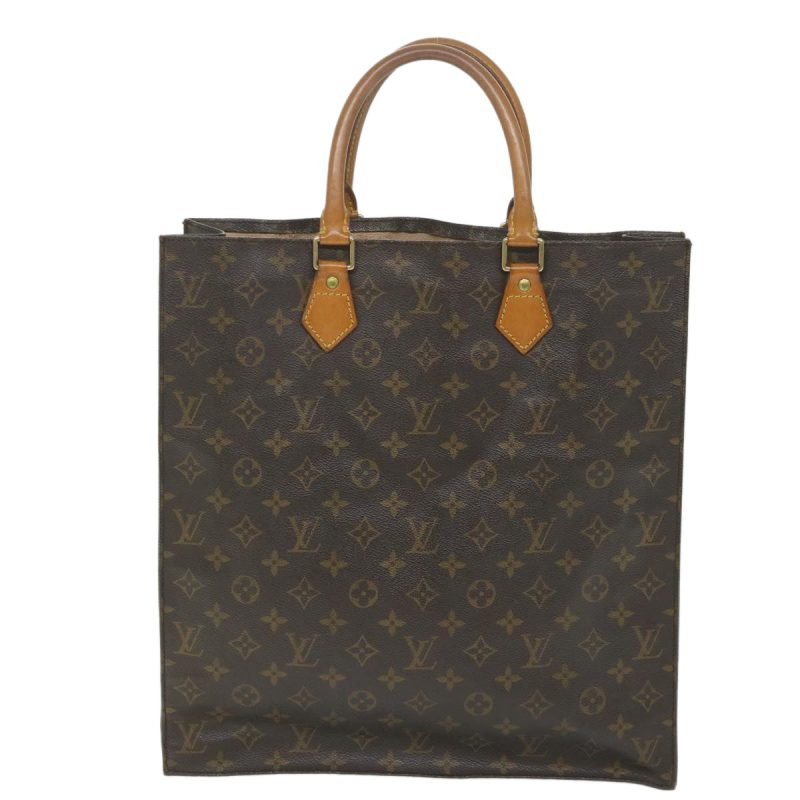 Louis Vuitton Monogram Sac Plat Hand Bag M51140  th4126 - Image 2