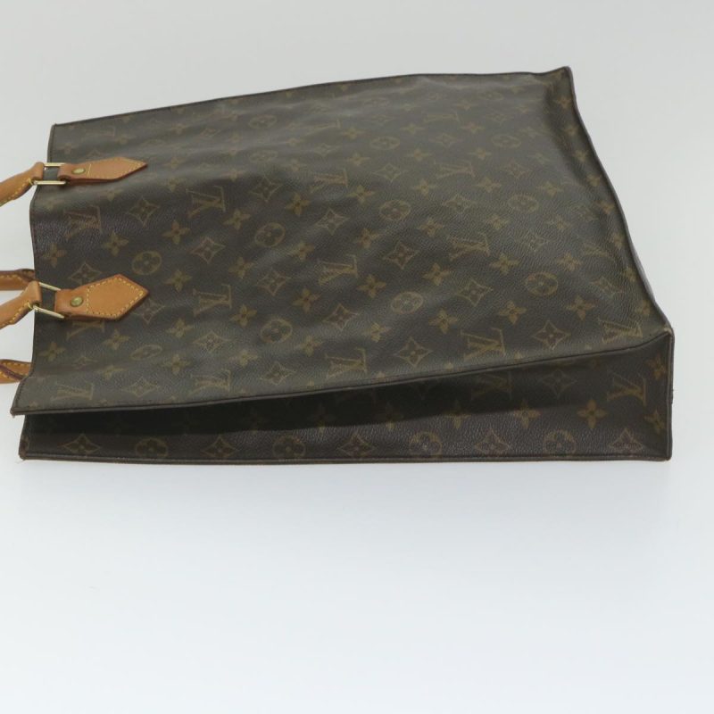 Louis Vuitton Monogram Sac Plat Hand Bag M51140  th4126 - Image 4