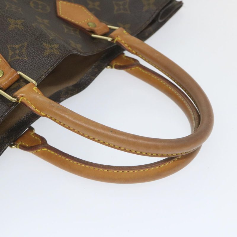 Louis Vuitton Monogram Sac Plat Hand Bag M51140  th4126 - Image 7