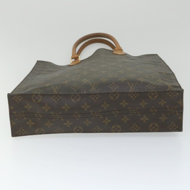 Louis Vuitton Monogram Sac Plat Hand Bag M51140  th4126 - Image 5