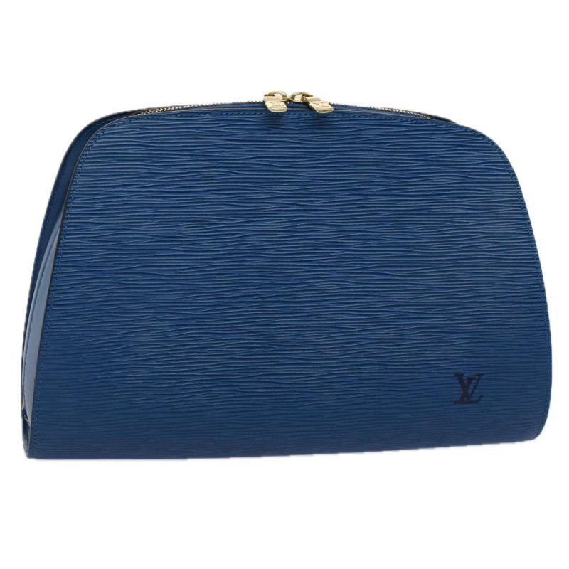Louis Vuitton Epi Dauphine GM Pouch Blue M48435  th4325