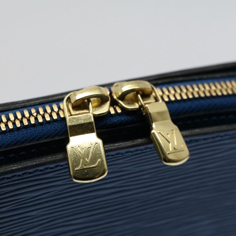 Louis Vuitton Epi Dauphine GM Pouch Blue M48435  th4325 - Image 8