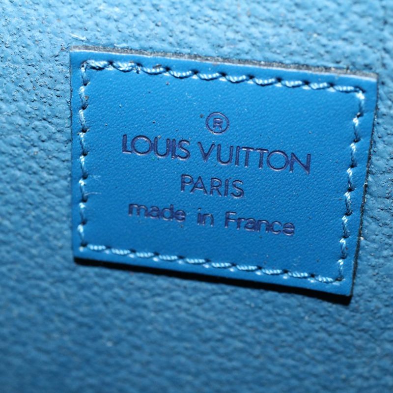 Louis Vuitton Epi Dauphine GM Pouch Blue M48435  th4325 - Image 9