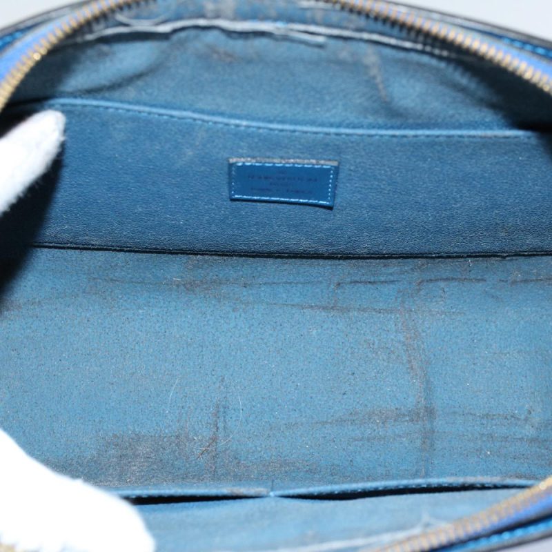 Louis Vuitton Epi Dauphine GM Pouch Blue M48435  th4325 - Image 10