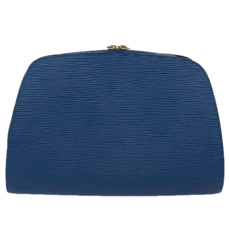 Louis Vuitton Epi Dauphine GM Pouch Blue M48435  th4325 - Image 2