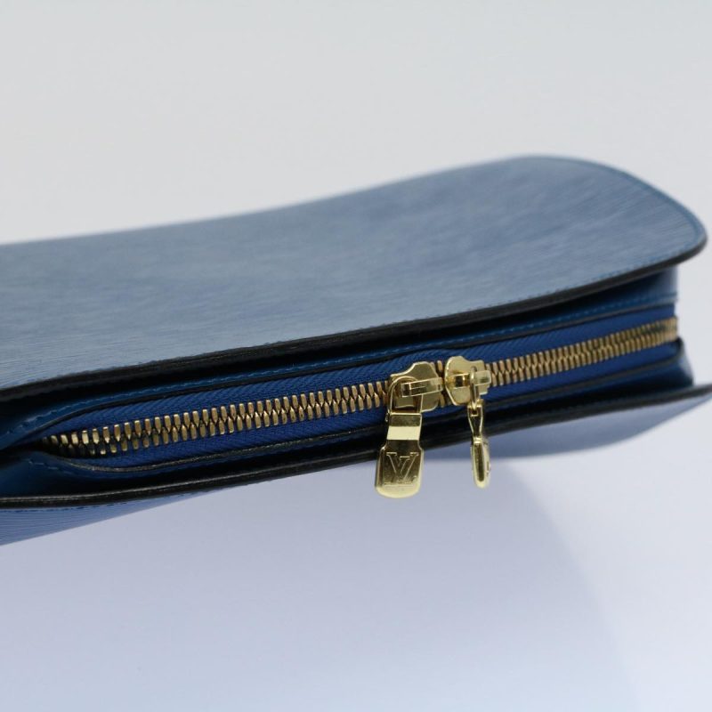Louis Vuitton Epi Dauphine GM Pouch Blue M48435  th4325 - Image 5