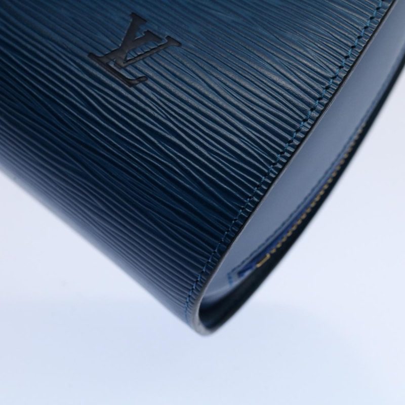 Louis Vuitton Epi Dauphine GM Pouch Blue M48435  th4325 - Image 7