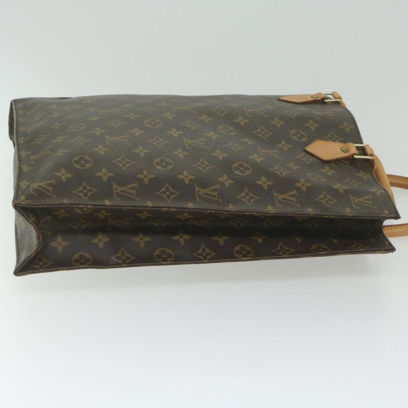Louis Vuitton Monogram Sac Plat Hand Bag M51140  th4339 - Image 3
