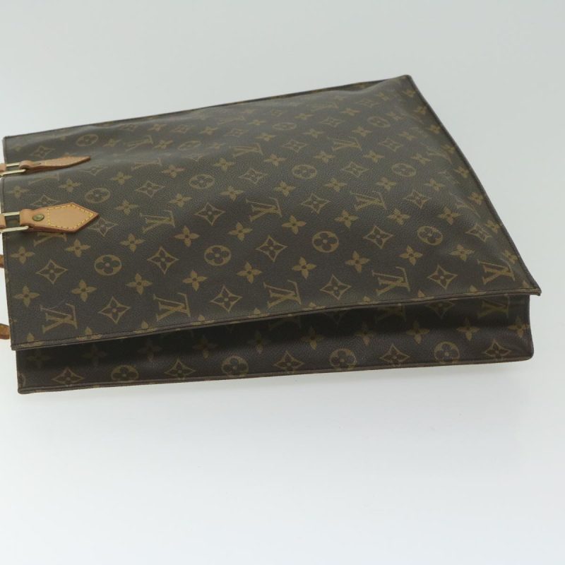 Louis Vuitton Monogram Sac Plat Hand Bag M51140  th4339 - Image 4