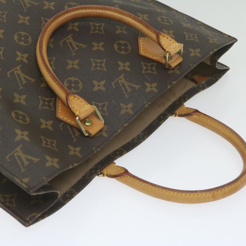 Louis Vuitton Monogram Sac Plat Hand Bag M51140  th4339 - Image 6