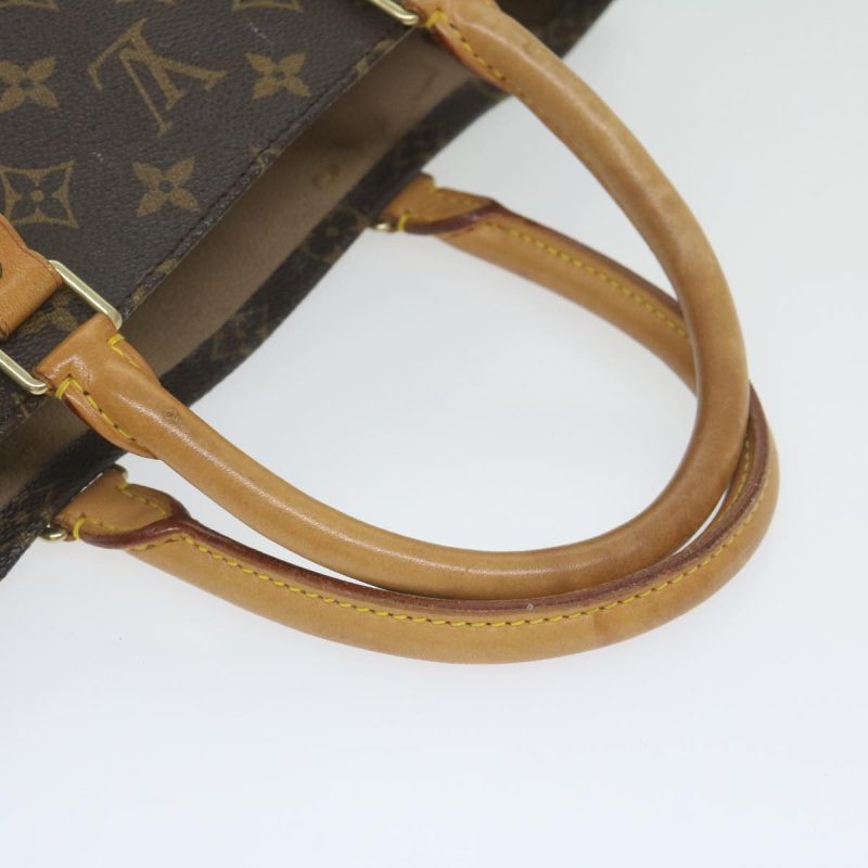 Louis Vuitton Monogram Sac Plat Hand Bag M51140  th4339 - Image 7