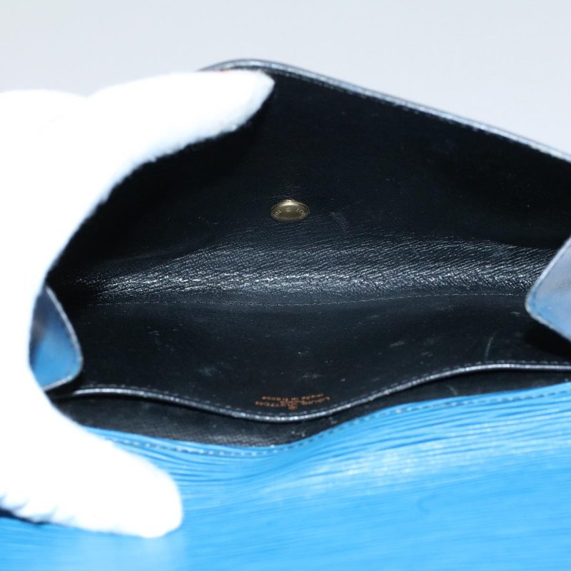 Louis Vuitton Epi Art Deco Clutch Bag Blue M52635  th4347 - Image 10