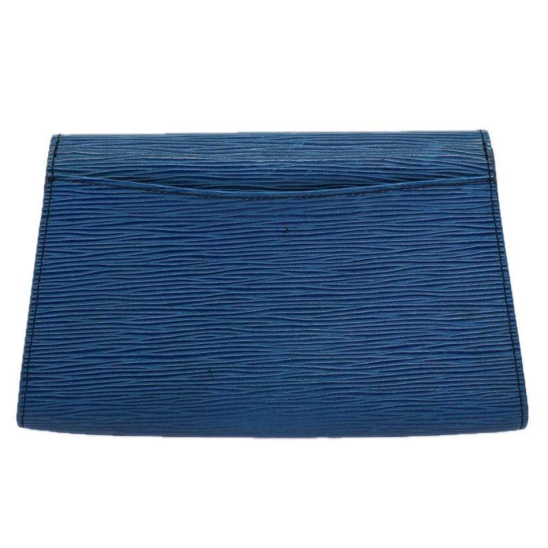 Louis Vuitton Epi Art Deco Clutch Bag Blue M52635  th4347 - Image 2