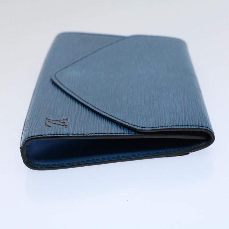Louis Vuitton Epi Art Deco Clutch Bag Blue M52635  th4347 - Image 4