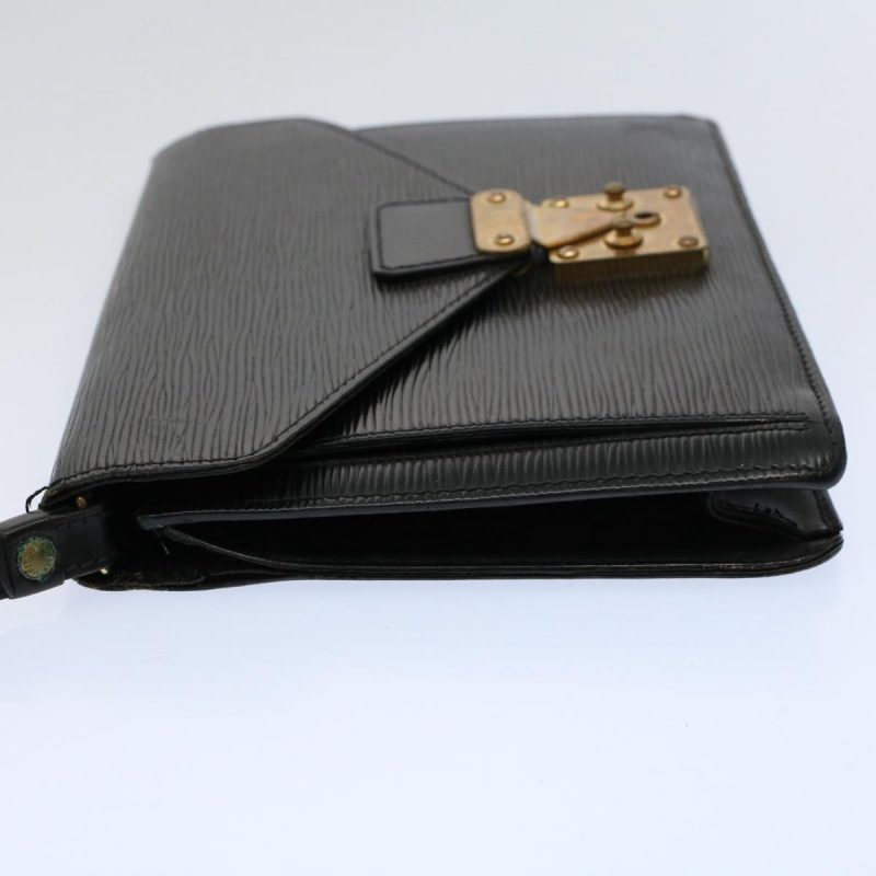 Louis Vuitton Epi Serie Dragonne Hand Bag Black M52612  th4349 - Image 3
