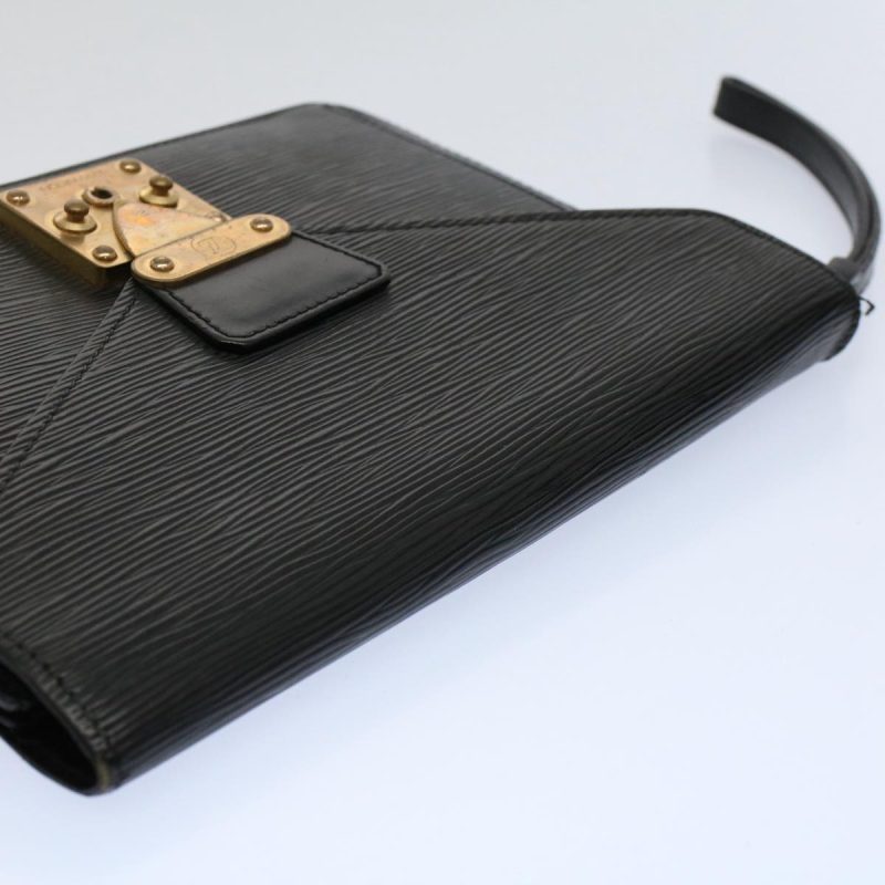 Louis Vuitton Epi Serie Dragonne Hand Bag Black M52612  th4349 - Image 6