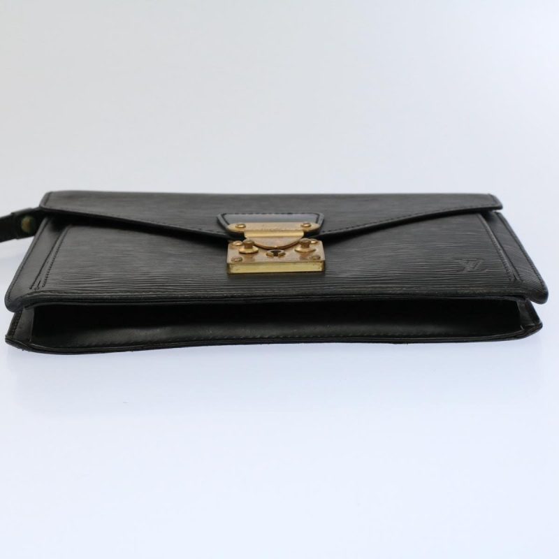 Louis Vuitton Epi Serie Dragonne Hand Bag Black M52612  th4349 - Image 5