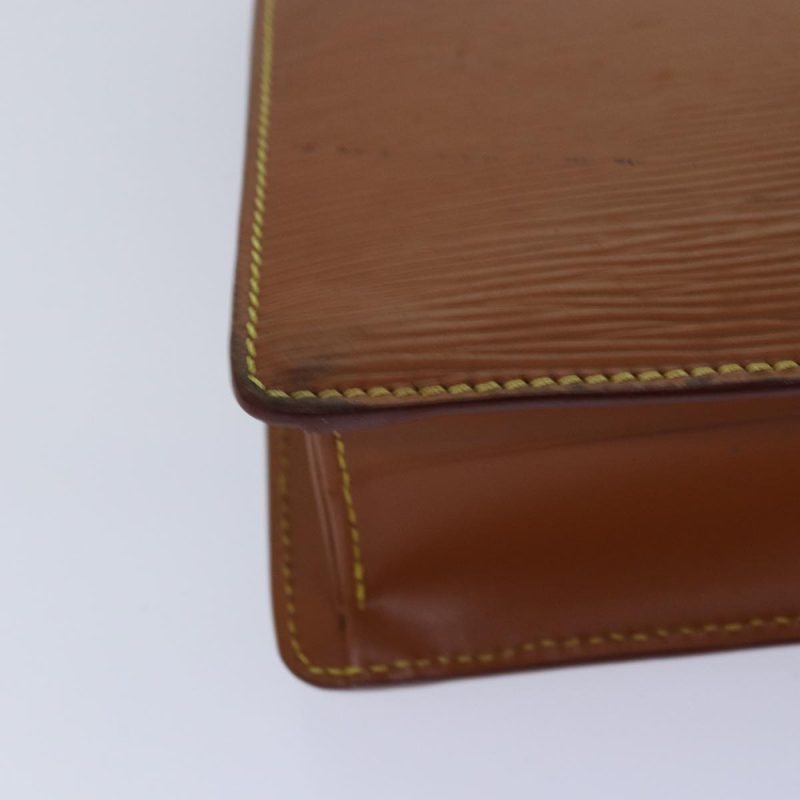 Louis Vuitton Epi Serie Dragonne Hand Bag Zipangu Gold M52618  th5085 - Image 10