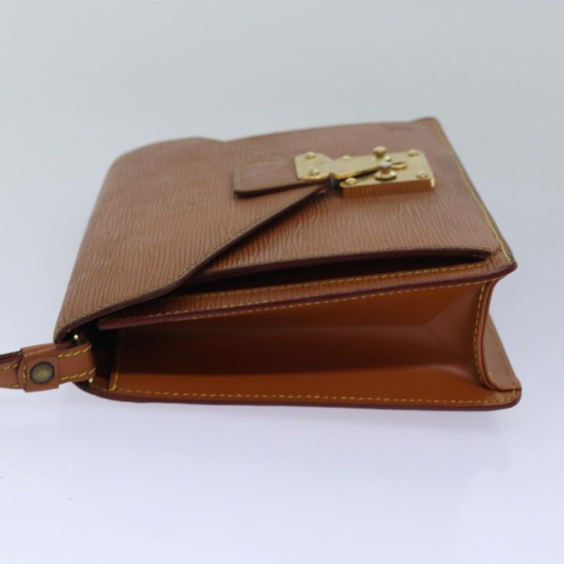 Louis Vuitton Epi Serie Dragonne Hand Bag Zipangu Gold M52618  th5085 - Image 4