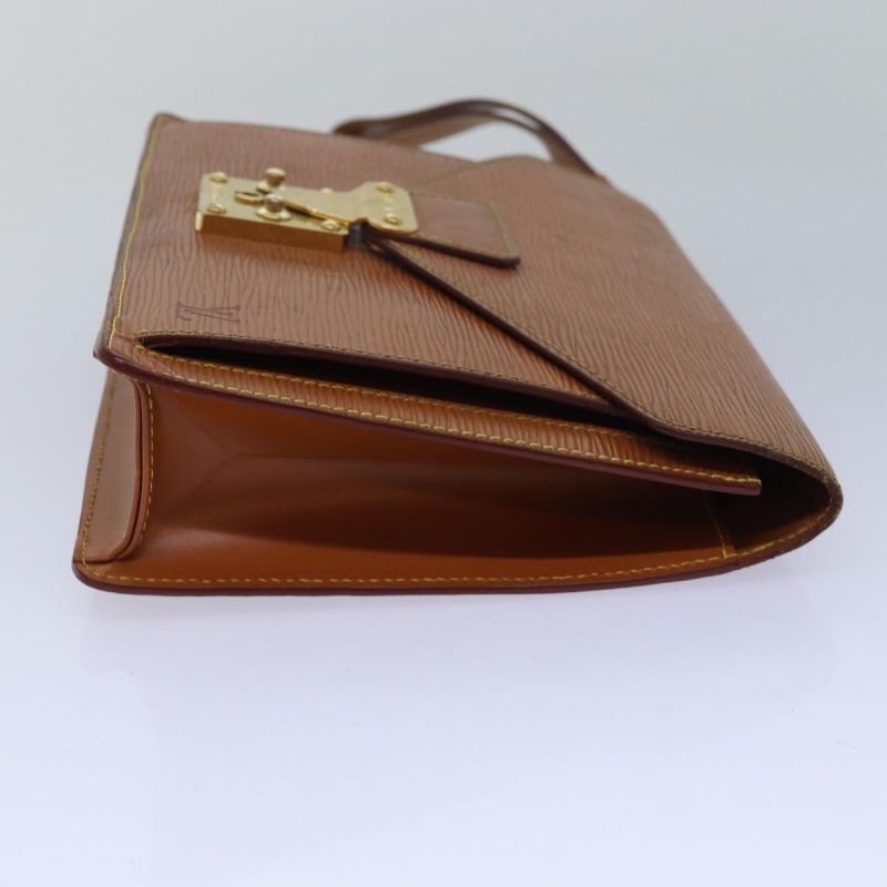 Louis Vuitton Epi Serie Dragonne Hand Bag Zipangu Gold M52618  th5085 - Image 5