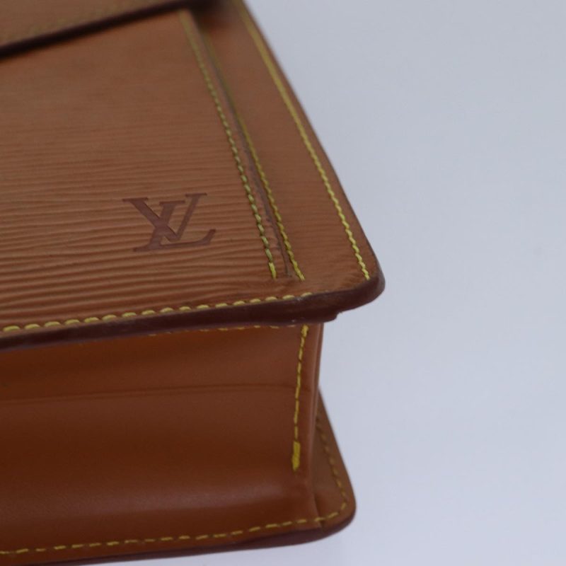 Louis Vuitton Epi Serie Dragonne Hand Bag Zipangu Gold M52618  th5085 - Image 9